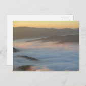 Zonsopgang mist in Pieniny Briefkaart (Voorkant / Achterkant)