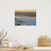 Zonsopgang mist in Pieniny Poster (Keuken)