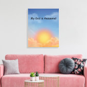 Zonsopgang Muur Kunst Canvas Afdruk (Insitu (Woonkamer))
