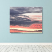 Zonsopgang na het Storm Canvas Afdruk (Insitu (Houten vloer))