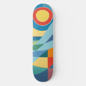 Zonsopgang Oceaan Golf Persoonlijk Skateboard (Voorkant)