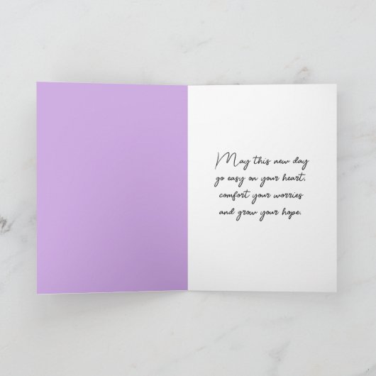 Zonsopgang Ochtend in Wildflower Field Kaart (Binnen)