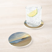 Zonsopgang op een Sandy Shoreline Zandsteen Onderzetter (Zijkant)