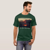 zonsopgang op haleakala volcan, op het eiland Maui T-shirt (Voorkant volledig)