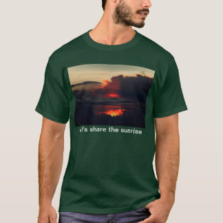 zonsopgang op haleakala volcan, op het eiland Maui T-shirt