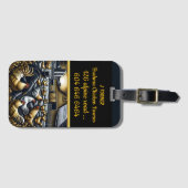 Zonsopgang op het Boerderij met een Brahma Chicken Bagagelabel (Voorkant (horizontaal))