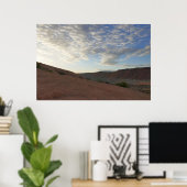 Zonsopgang op het pad naar Delicate Arch Poster (Thuiskantoor)