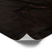 Zonsopgang op het Riverside Walk Trail in Zion Poster (Hoek)