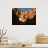 Zonsopgang op het Riverside Walk Trail in Zion Poster (Keuken)