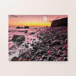 Zonsopgang op het strand legpuzzel