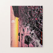Zonsopgang op het strand legpuzzel (Verticaal)