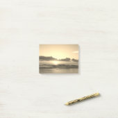 Zonsopgang op het strand post-it® notes (Op bureau)