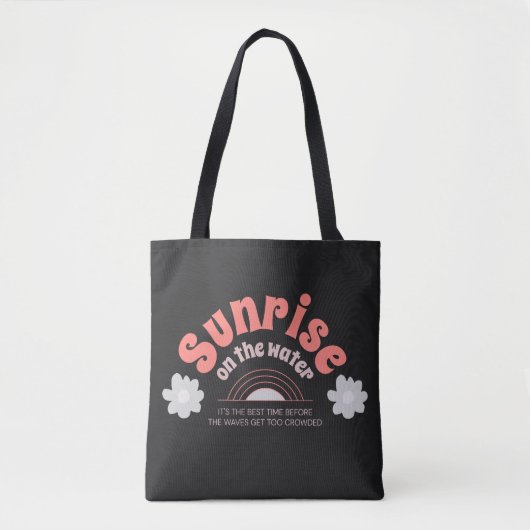 Zonsopgang op het Water Tote Bag (Voorkant)