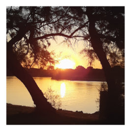 Zonsopgang op La Grande Motte - Frankrijk Foto Afdruk