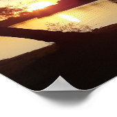 Zonsopgang op La Grande Motte - Frankrijk Poster (Hoek)