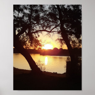 Zonsopgang op La Grande Motte - Frankrijk Poster