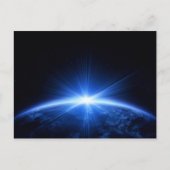 Zonsopgang over Aarde Briefkaart (Voorkant)