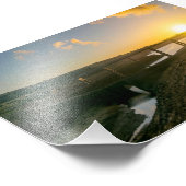 Zonsopgang over Baitings Bridge - blootgestelde di Foto Afdruk (Hoek)