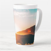 zonsopgang over de berg latte mok (Rechterhoek)