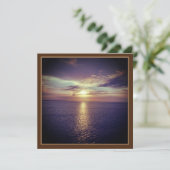 Zonsopgang over de oceaan - Cruising Europe Kaart (Staand voorkant)