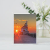 Zonsopgang over de Pijler van het Zuiden Briefkaart (Staand voorkant)