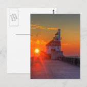 Zonsopgang over de Pijler van het Zuiden Briefkaart (Voorkant / Achterkant)