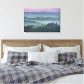 Zonsopgang over een Toscaans landschapsdoek Canvas Afdruk (Insitu (Slaapkamer))