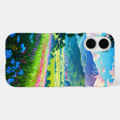 Zonsopgang over Spring Valley - Anime Landscape Case-Mate iPhone Case (Achterkant (horizontaal))