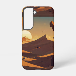 Zonsopgang over zandduinen telefoonhoesjes samsung galaxy hoesje