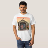 Zonsopgang Overdekte Brug T-shirt (Voorkant volledig)