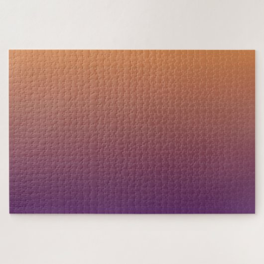 Zonsopgang - Paarse naar Perzik Subtiele Gradiënt Legpuzzel (Horizontaal)