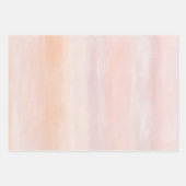 Zonsopgang Perzik Blush Roze Gouden Luipaard Inpakpapier Vel (Voorkant 2)