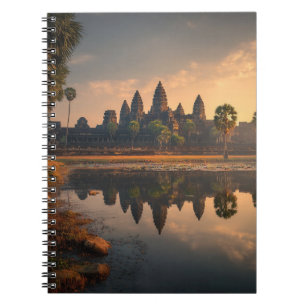 Zonsopgang Reflectie Angkor Wat Notitieboek
