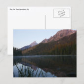 Zonsopgang reflectie bij String Lake I Briefkaart (Voorkant / Achterkant)