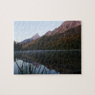 Zonsopgang reflectie bij String Lake I Legpuzzel