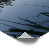 Zonsopgang reflectie bij String Lake I Poster (Hoek)