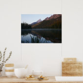 Zonsopgang reflectie bij String Lake I Poster (Keuken)