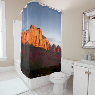 Zonsopgang, Rode Rotsen Utah Douchem Curtain Douchegordijn
