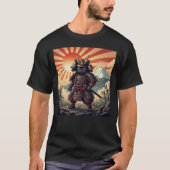 Zonsopgang Samurai T-shirt (Voorkant)
