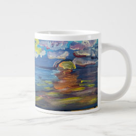 Zonsopgang Schilderen Jumbo Koffiemok Grote Koffiekop