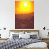 ZONSOPGANG SCHOONHEID 40x60 Canvas Afdruk (Insitu (Slaapkamer))