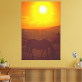 ZONSOPGANG SCHOONHEID 40x60 Canvas Afdruk (Insitu (Woonkamer))