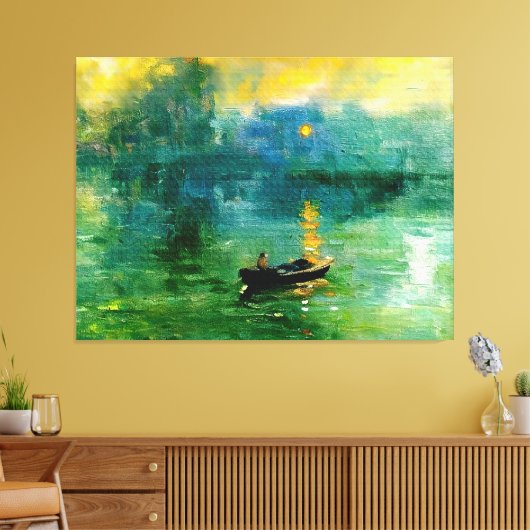 Zonsopgang (Solei Levant) Canvas Afdruk (Insitu (Woonkamer))