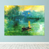 Zonsopgang (Solei Levant) Canvas Afdruk (Insitu (Houten vloer))