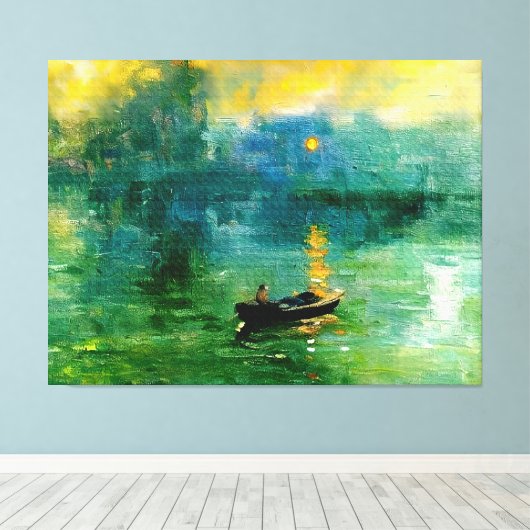 Zonsopgang (Solei Levant) Canvas Afdruk (Insitu (Houten vloer))