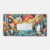 Zonsopgang Stad  Bureaumat (Keyboard & Muis)