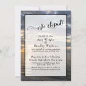 Zonsopgang Strand Foto Wij Zijn Gevlucht Script Vi Kaart (Voorkant)