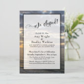 Zonsopgang Strand Foto Wij Zijn Gevlucht Script Vi Kaart (Staand voorkant)