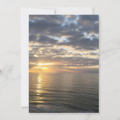 Zonsopgang Strand Foto Wij Zijn Gevlucht Script Vi Kaart (Achterkant)