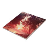 zonsopgang tegeltje (Zijkant)